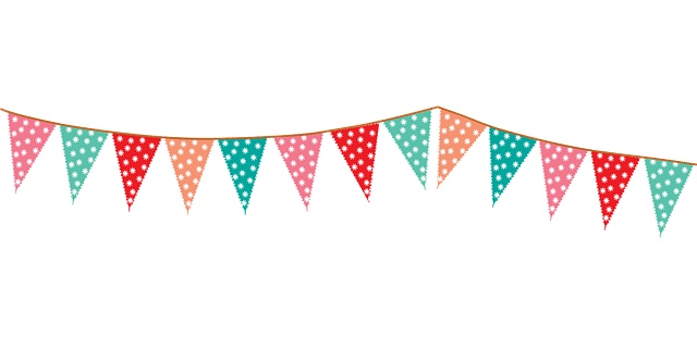 Descarga gratuita Bunting Festival Festivo - Gráficos vectoriales gratis en Pixabay ilustración gratuita para editar con GIMP editor de imágenes en línea gratuito