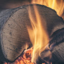 Burning log  screen for extension Chrome web store in OffiDocs Chromium