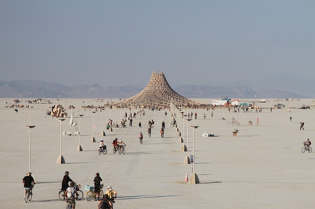 Free download burning man playa temple festival free picture to be edited with GIMP free online image editor