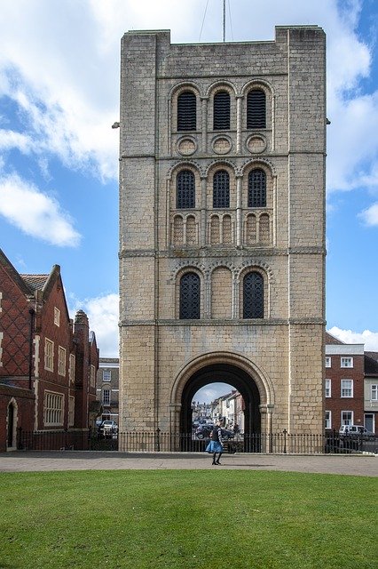 Free download Bury St Edmunds Medieval Tower -  free photo or picture to be edited with GIMP online image editor