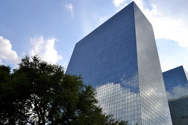 Безкоштовно завантажте Business District Skyline Houston - безкоштовну фотографію або зображення для редагування за допомогою онлайн-редактора зображень GIMP