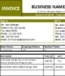 Free download Business Invoice Template DOC, XLS or PPT template free to be edited with LibreOffice online or OpenOffice Desktop online
