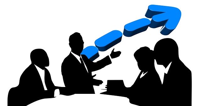 Free download Businessmen Profit Arrow -  free illustration to be edited with GIMP free online image editor