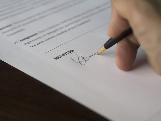 Free download business signature contract free picture to be edited with GIMP free online image editor