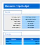 ດາວໂຫຼດ Business Trip Budget ຟຣີ Microsoft Word, Excel ຫຼື Powerpoint ແມ່ແບບເພື່ອແກ້ໄຂດ້ວຍ LibreOffice ອອນໄລນ໌ ຫຼື OpenOffice Desktop ອອນລາຍ