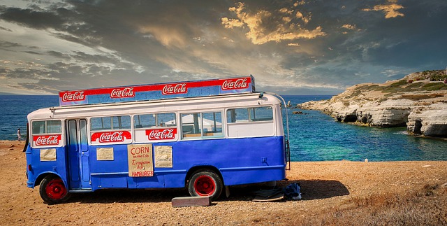 Free download bus vehicle coca cola vintage free picture to be edited with GIMP free online image editor