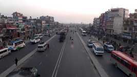 Free download Busy Road Morning Kathmandu -  free video to be edited with OpenShot online video editor