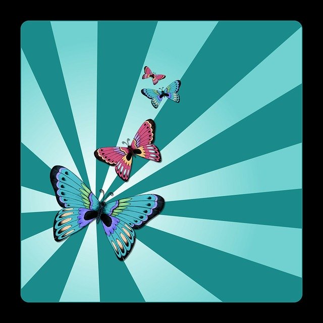 Free download Butterflies Background Flying -  free illustration to be edited with GIMP free online image editor