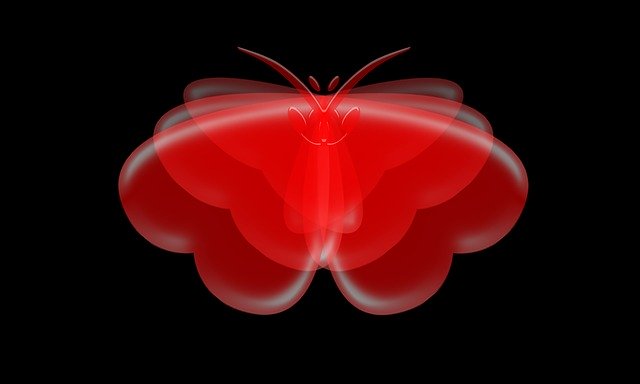 Free download Butterfly Background Heart -  free illustration to be edited with GIMP free online image editor