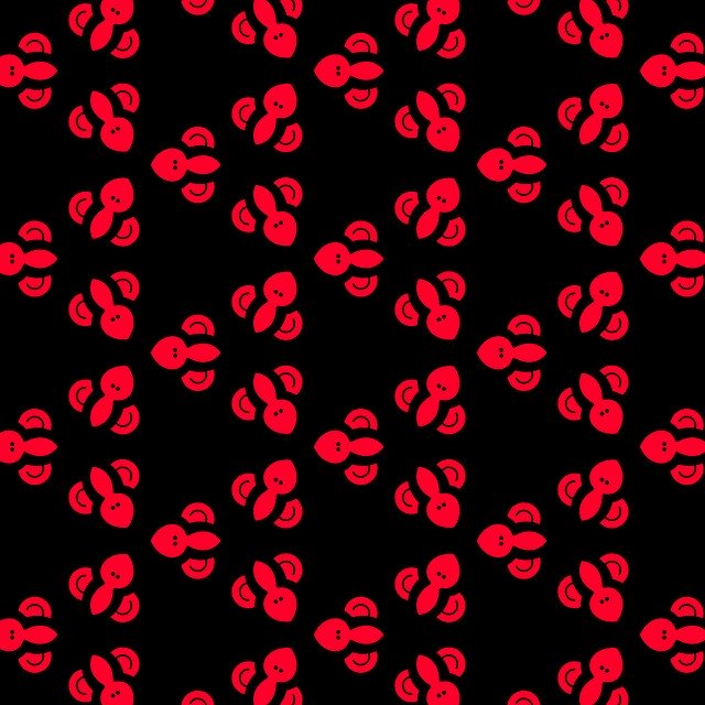 Free download Butterfly Pattern Black Background -  free illustration to be edited with GIMP free online image editor