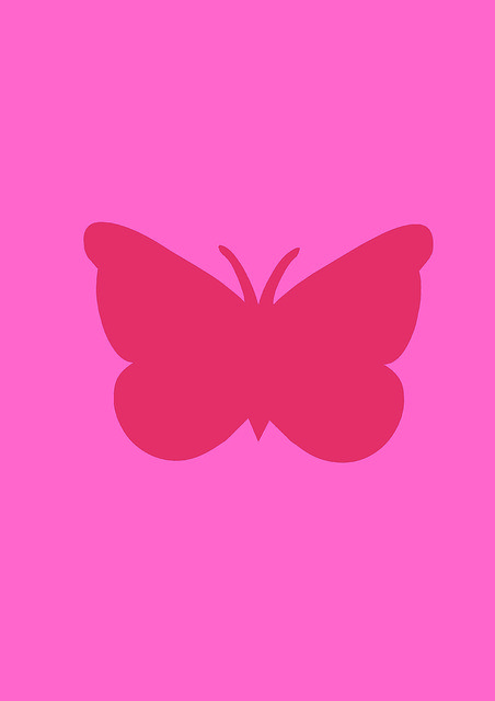 Template Photo Butterfly Pink Pattern -  for OffiDocs