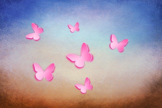 Free download Butterfly Rose Blue -  free illustration to be edited with GIMP free online image editor