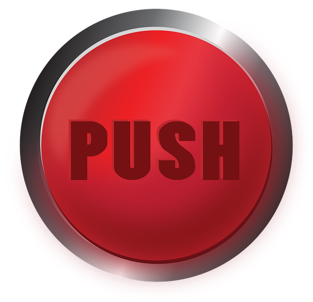 Free download Button Red Push - Free vector graphic on Pixabay free illustration to be edited with GIMP free online image editor