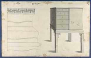 Free download Cabinet, from Chippendale Drawings, Vol. II free photo or picture to be edited with GIMP online image editor