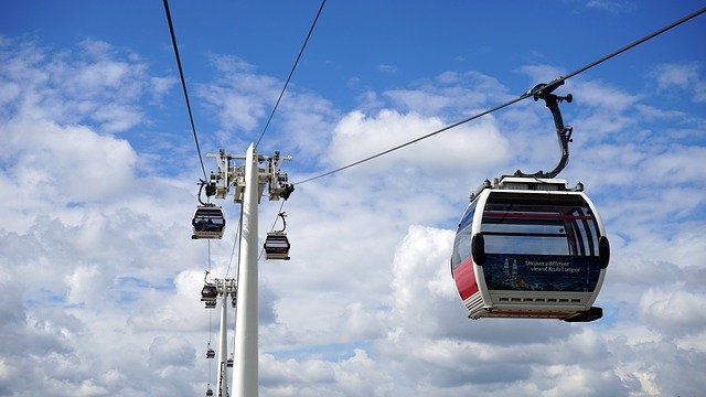 Free download cable car sky cable car free picture to be edited with GIMP free online image editor