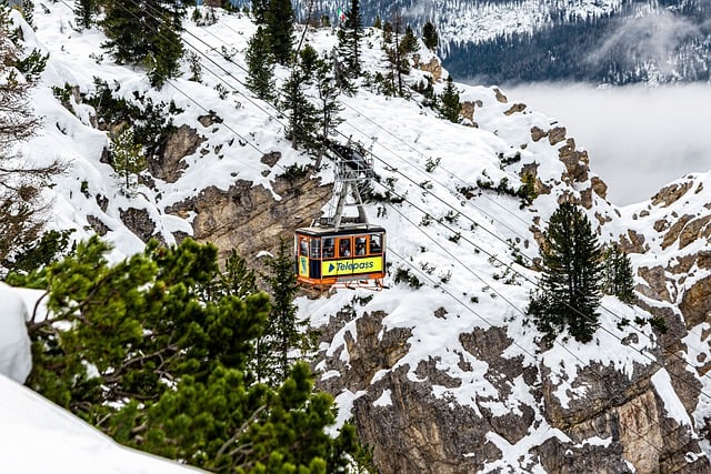 Free download cable car travel nature skiing free picture to be edited with GIMP free online image editor