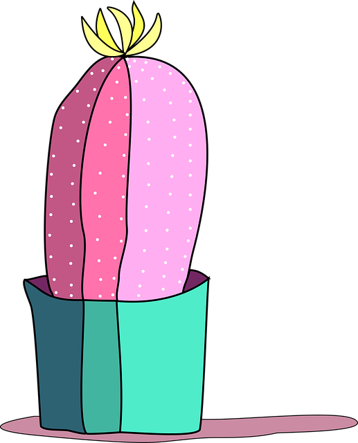 Free download Cactus Pink - Free vector graphic on Pixabay free illustration to be edited with GIMP free online image editor