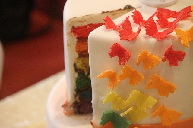 Free download Cake Butterflies Festival -  free photo or picture to be edited with GIMP online image editor