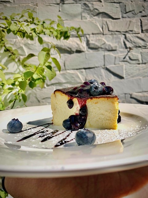 Free download cake slice blueberries chocolate free picture to be edited with GIMP free online image editor