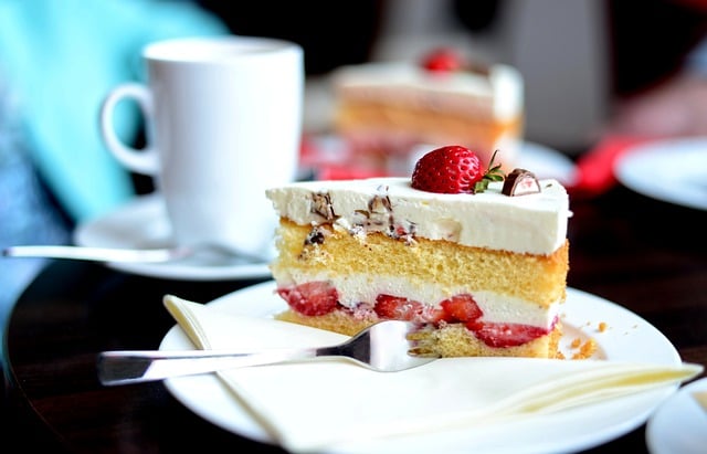 Free download cake strawberry cake coffee shop free picture to be edited with GIMP free online image editor