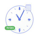 Calcolatore Orario Timbrature  screen for extension Chrome web store in OffiDocs Chromium