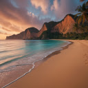 Calm sandy beach  screen for extension Chrome web store in OffiDocs Chromium