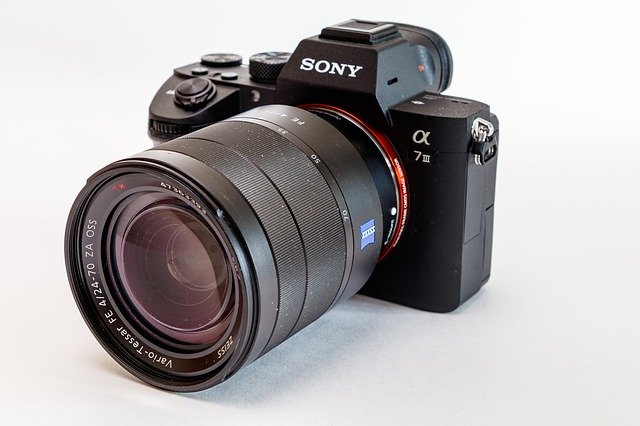 Gratis download camera digitale cameralens Sony gratis foto om te bewerken met GIMP gratis online afbeeldingseditor