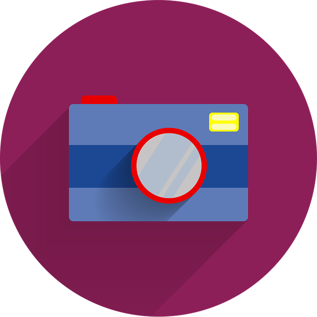 Free graphic Camera Flat Design -  to be edited by GIMP free image editor by OffiDocs