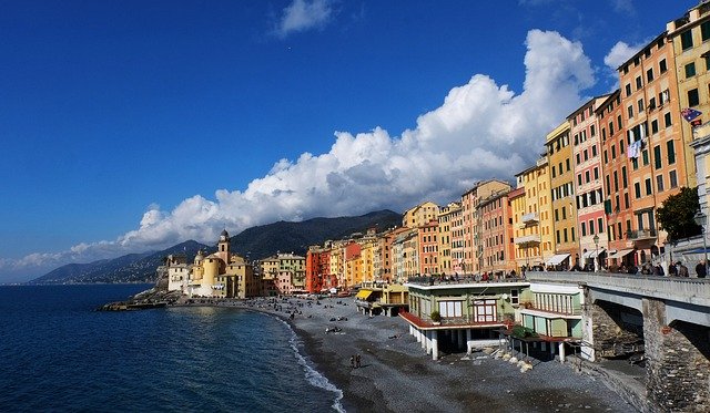 Descărcare gratuită Camogli Liguria Tourism - fotografie sau imagine gratuită pentru a fi editată cu editorul de imagini online GIMP