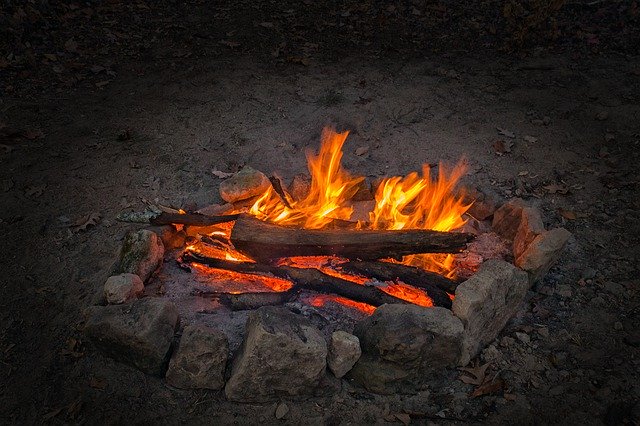 Template Photo Campfire Outdoor Fire -  for OffiDocs