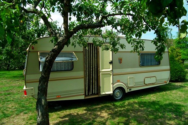 Free download Camping Trailer Recreation -  free photo or picture to be edited with GIMP online image editor