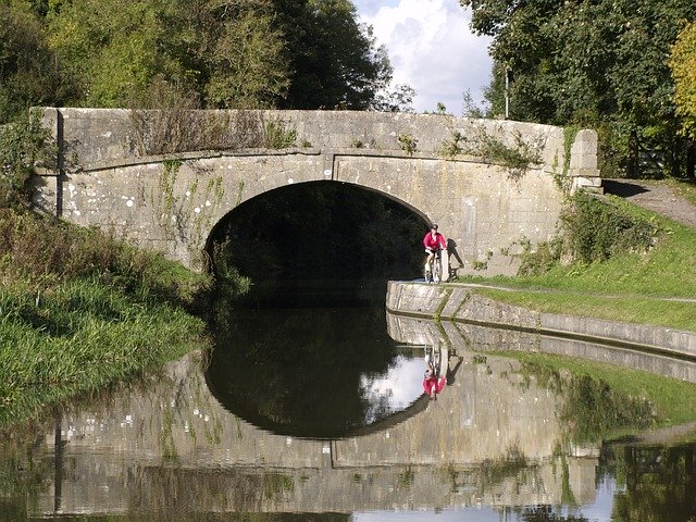 Free download Canal Bridge Water -  free photo or picture to be edited with GIMP online image editor