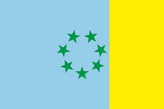 Free download Canary Islands Flag Vexillology - Free vector graphic on Pixabay free illustration to be edited with GIMP free online image editor