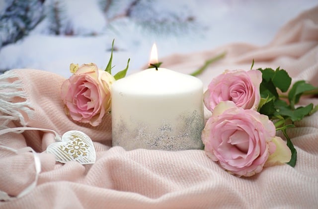 Free download candle candlelight roses free picture to be edited with GIMP free online image editor