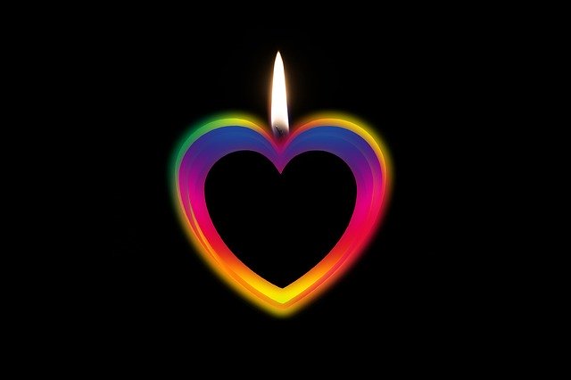Free picture Candle Heart Love -  to be edited by GIMP free image editor by OffiDocs