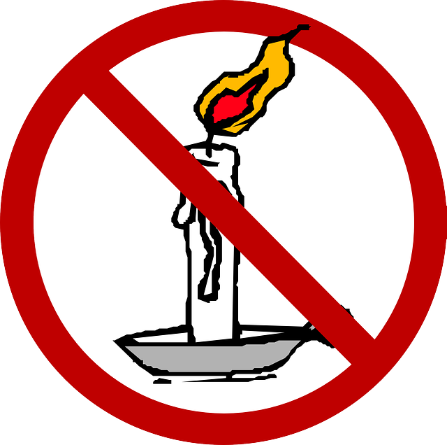 Free download Candle Prohibited Open Flames - Free vector graphic on Pixabay free illustration to be edited with GIMP free online image editor
