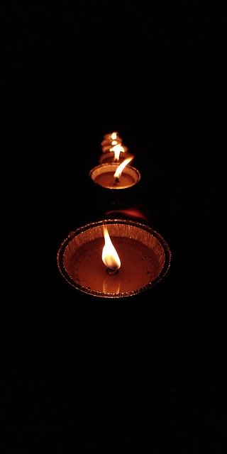 Free download Candles Night Flame -  free photo or picture to be edited with GIMP online image editor