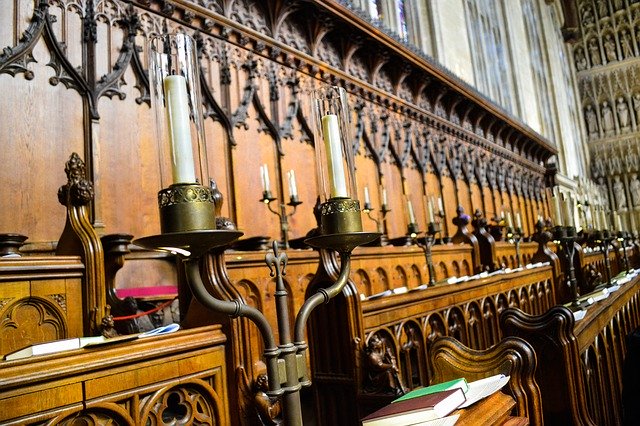 Free download Candles Oxford Church -  free photo or picture to be edited with GIMP online image editor