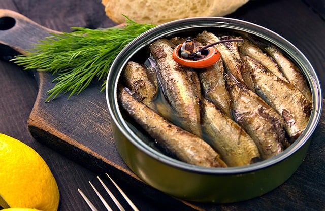 Free download canned sprats fisherman fishing free picture to be edited with GIMP free online image editor