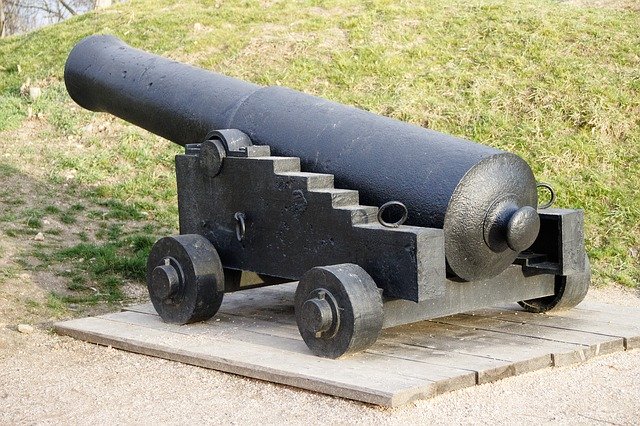 دانلود رایگان قالب عکس رایگان Cannon Ship 19th Century برای ویرایش با ویرایشگر تصویر آنلاین GIMP