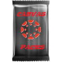CanvasPacks  screen for extension Chrome web store in OffiDocs Chromium