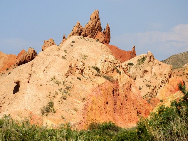 הורדה חינם Canyon Tale Kirgyzstan Clay - תמונה או תמונה בחינם לעריכה עם עורך התמונות המקוון GIMP