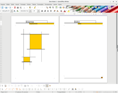 বিনামূল্যের টেমপ্লেট Capa Laranja LibreOffice, OpenOffice, Microsoft Word, Excel, Powerpoint এবং Office 365-এর জন্য বৈধ