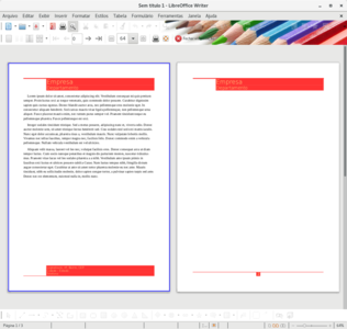 Mẫu miễn phí Capa Vermelho hợp lệ cho LibreOffice, OpenOffice, Microsoft Word, Excel, Powerpoint và Office 365