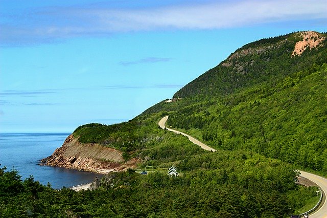 Descarga gratuita Cape Breton Road Trip Drive: foto o imagen gratuita para editar con el editor de imágenes en línea GIMP