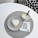 Cappuccino and heart cake  screen for extension Chrome web store in OffiDocs Chromium