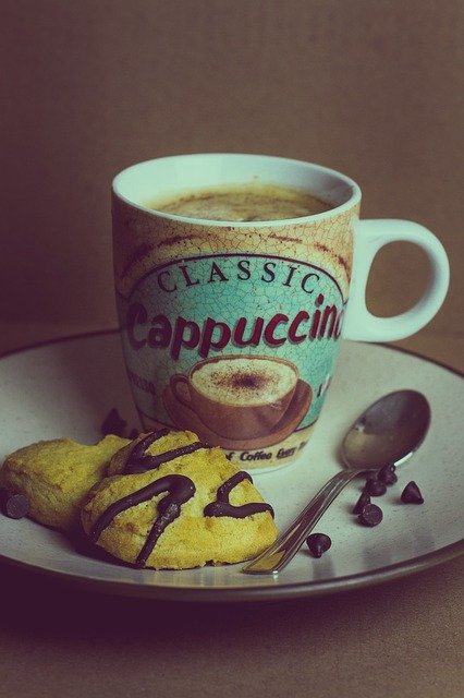 Gratis download Cappuccino Caffe Coffee Chocolate gratis fotosjabloon om te bewerken met GIMP online afbeeldingseditor