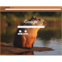 Capybara theme  screen for extension Chrome web store in OffiDocs Chromium