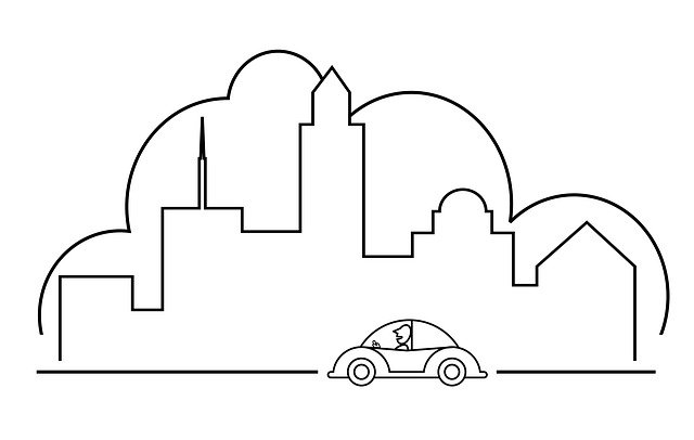 Free download Car City Cartoon -  free illustration to be edited with GIMP free online image editor