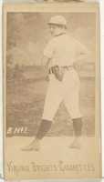 Free download Card 1, from the Girl Baseball Players series (N48, Type 1) for Virginia Brights Cigarettes free photo or picture to be edited with GIMP online image editor